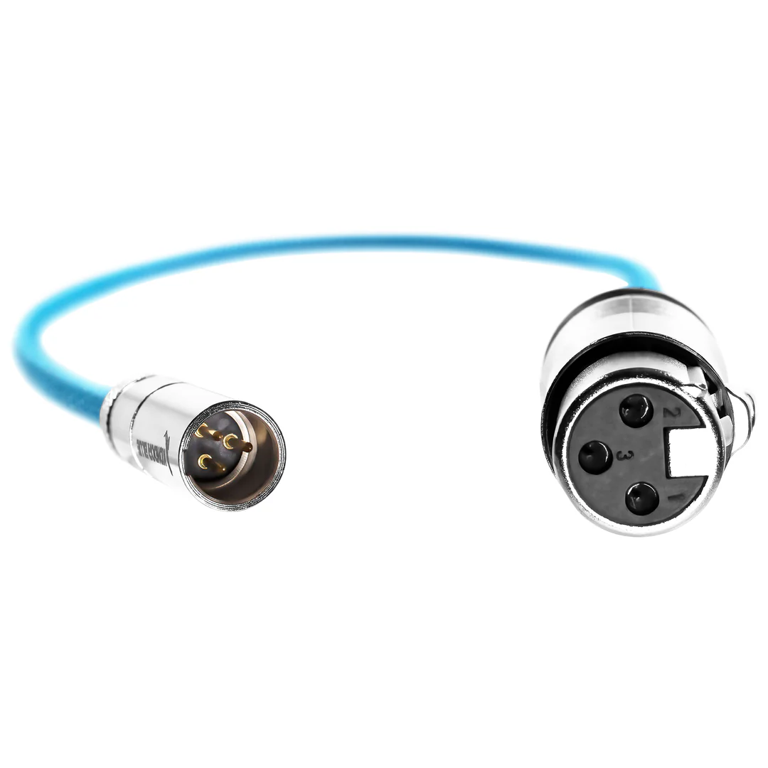 Cable Mini XLR a XLR para BMPCC 6k Pro/ C70 40,6cm - Imagen 2