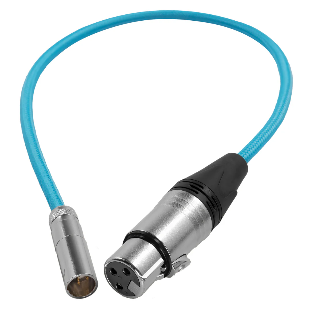 Cable Mini XLR a XLR para BMPCC 6k Pro/ C70 40,6cm