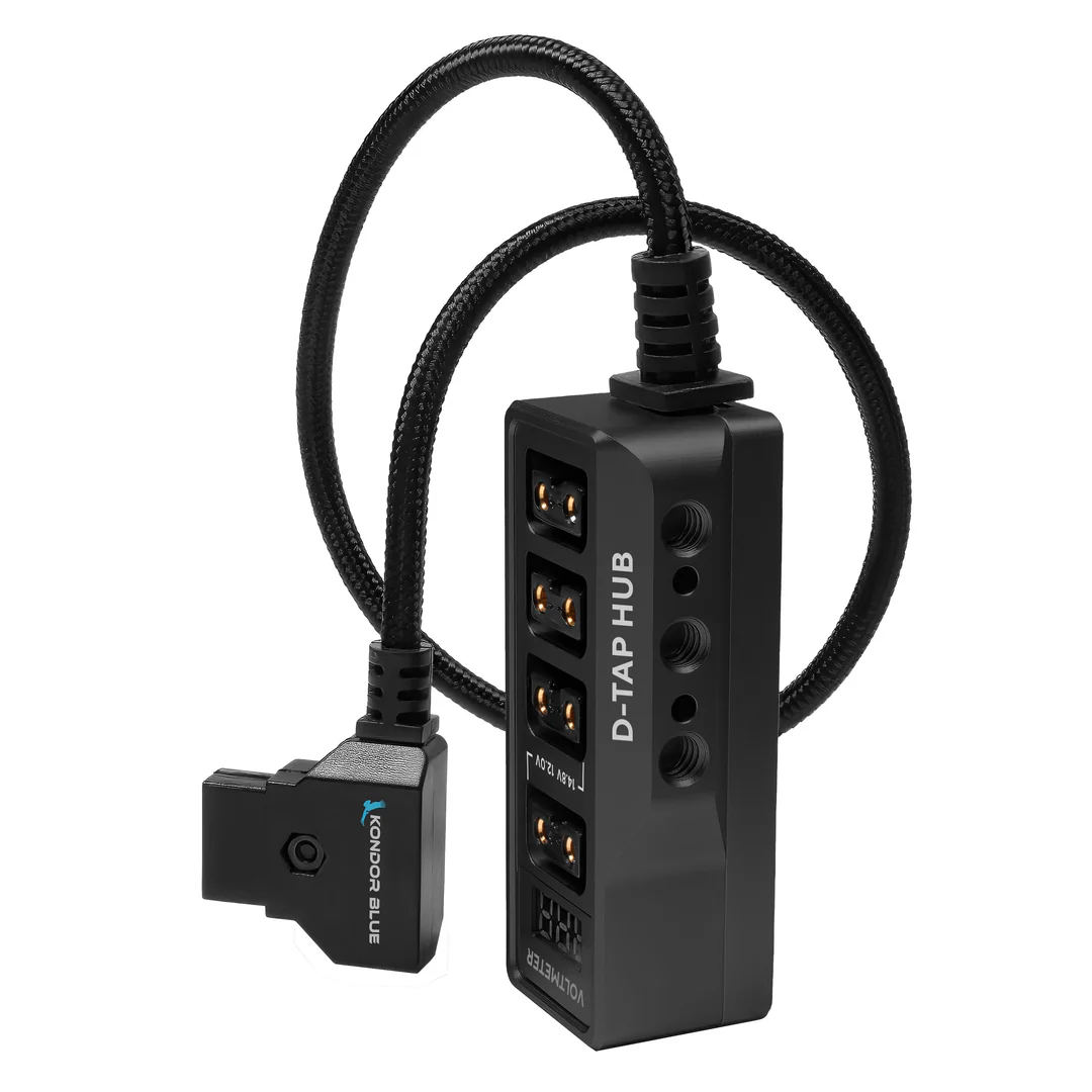 D-Tap Hub de 4 puertos hembra Splitter Hub negro - Imagen 3