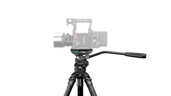 Tilta CT08 75mm Cine Fluid Head with 3-Stage Carbon Fiber Tripod Legs (8KG) - Imagen 5