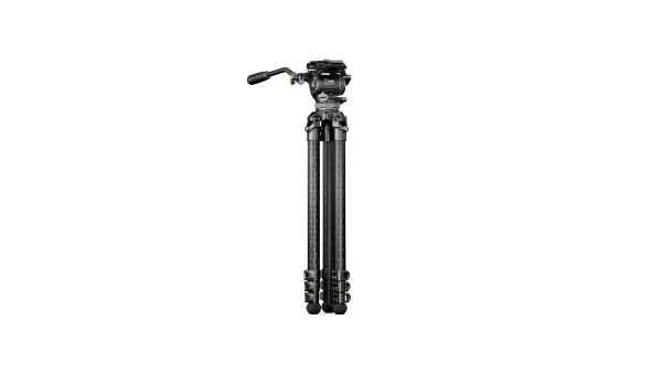Tilta CT08 75mm Cine Fluid Head with 3-Stage Carbon Fiber Tripod Legs (8KG) - Imagen 4