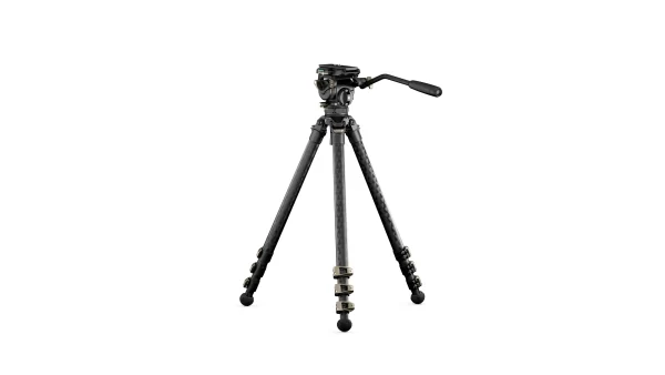 Tilta CT08 75mm Cine Fluid Head with 3-Stage Carbon Fiber Tripod Legs (8KG) - Imagen 3