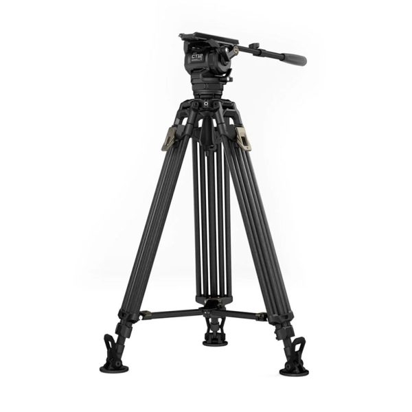 Tilta CT12 75mm Cine Fluid Head with 2-Stage One Touch Carbon Fiber Tripod Legs (12KG)