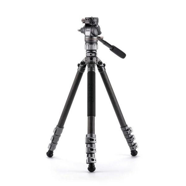 Tilta VT05 Travel Video Fluid Head with 3-Stage Carbon Fiber Tripod Legs (5KG)