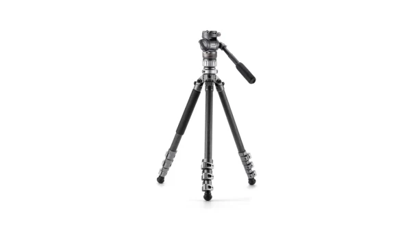 Tilta VT05 Travel Video Fluid Head with 3-Stage Carbon Fiber Tripod Legs (5KG) - Imagen 4