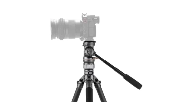 Tilta VT05 Travel Video Fluid Head with 3-Stage Carbon Fiber Tripod Legs (5KG) - Imagen 3