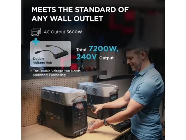 DELTA PRO Estación de Energía Portátil 3600W Potencia – 3600Wh Capacidad - Imagen 11
