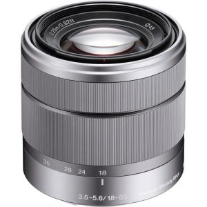 SONY E Lente 18-55mm f/3.5-5.6 OSS (Silver)