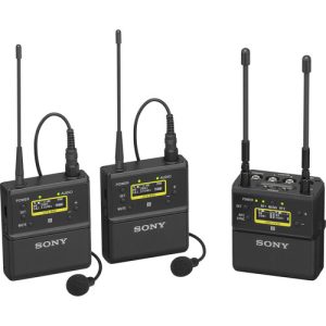 Sony UWP-D27 2-Personas Montaje en Cámara Wireless Omni Lavalier Sistema de Micrófono (UC14: 470 a 542 MHz)